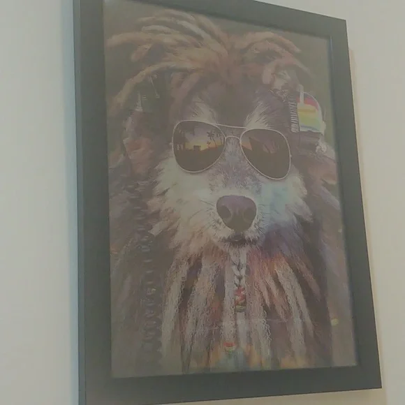 Framed 3D picture - Lion - Picture 4 of 5